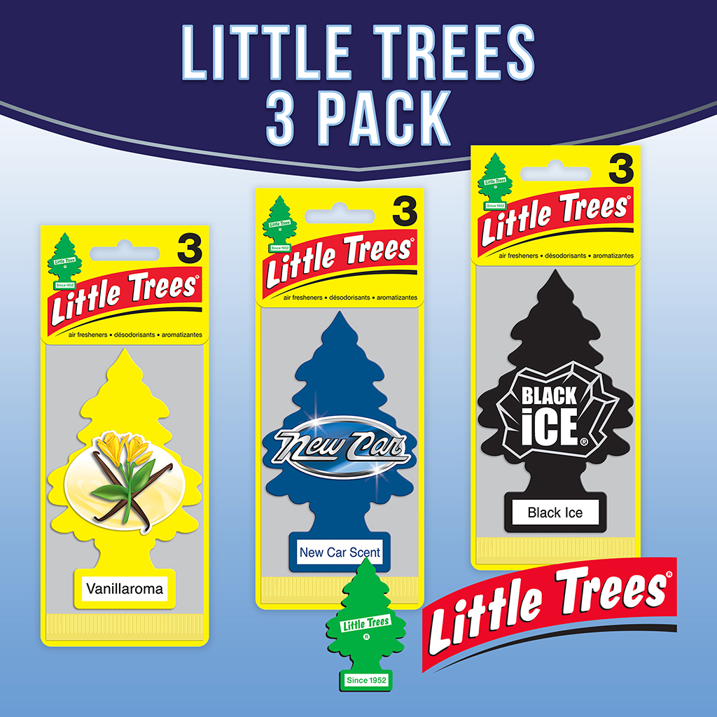 Little Trees Spray Car Air Freshener 6-PACK (New Car Scent)