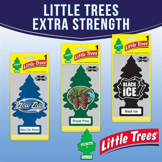 Little Trees Xtra Strength New Car Scent Large Air Freshener - 3 pack