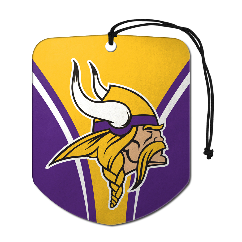 Sports Team Paper Air Freshener 2 Pack - Minnesota Vikings CASE PACK 12