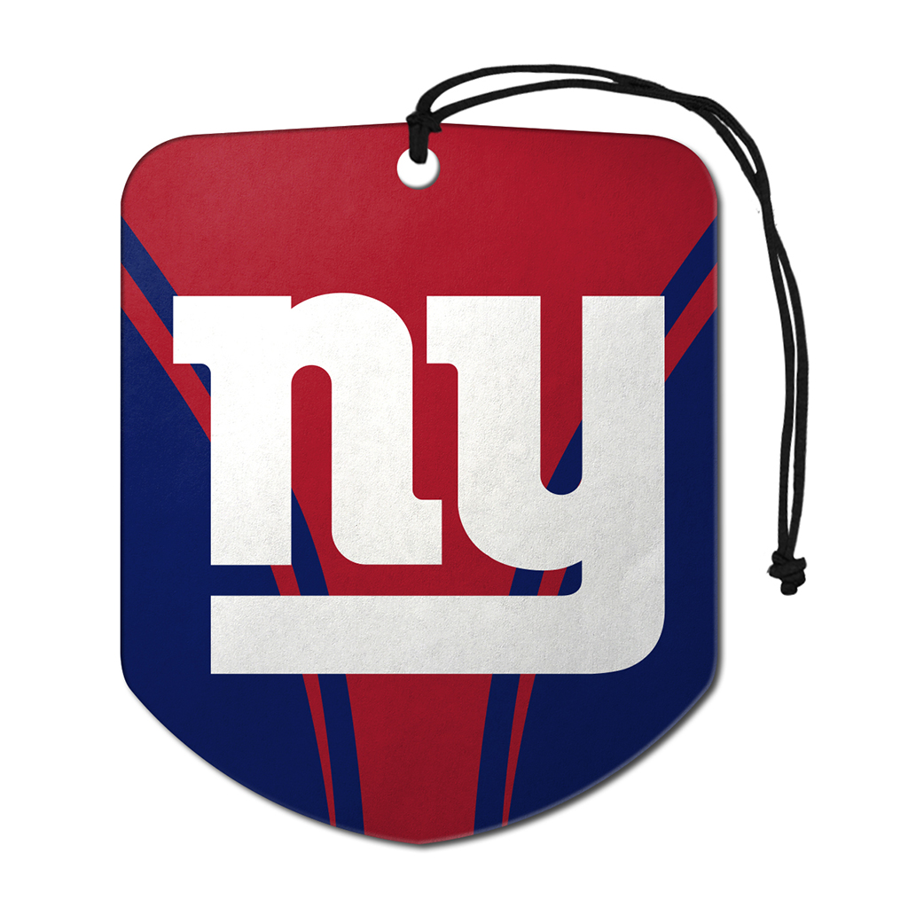 Sports Team Paper Air Freshener 2 Pack - New York Giants CASE PACK 12