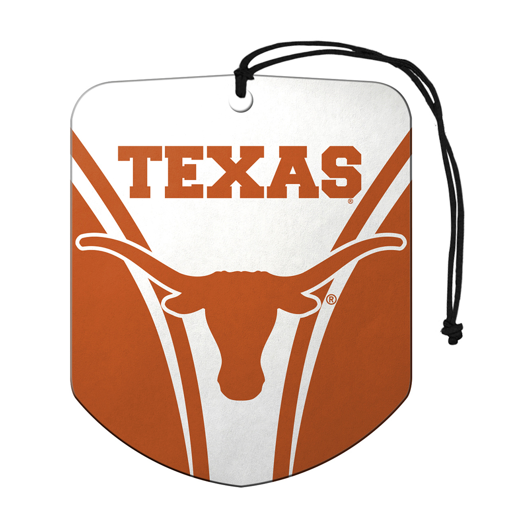 Sports Team Paper Air Freshener 2 Pack - Texas Longhorns CASE PACK 12