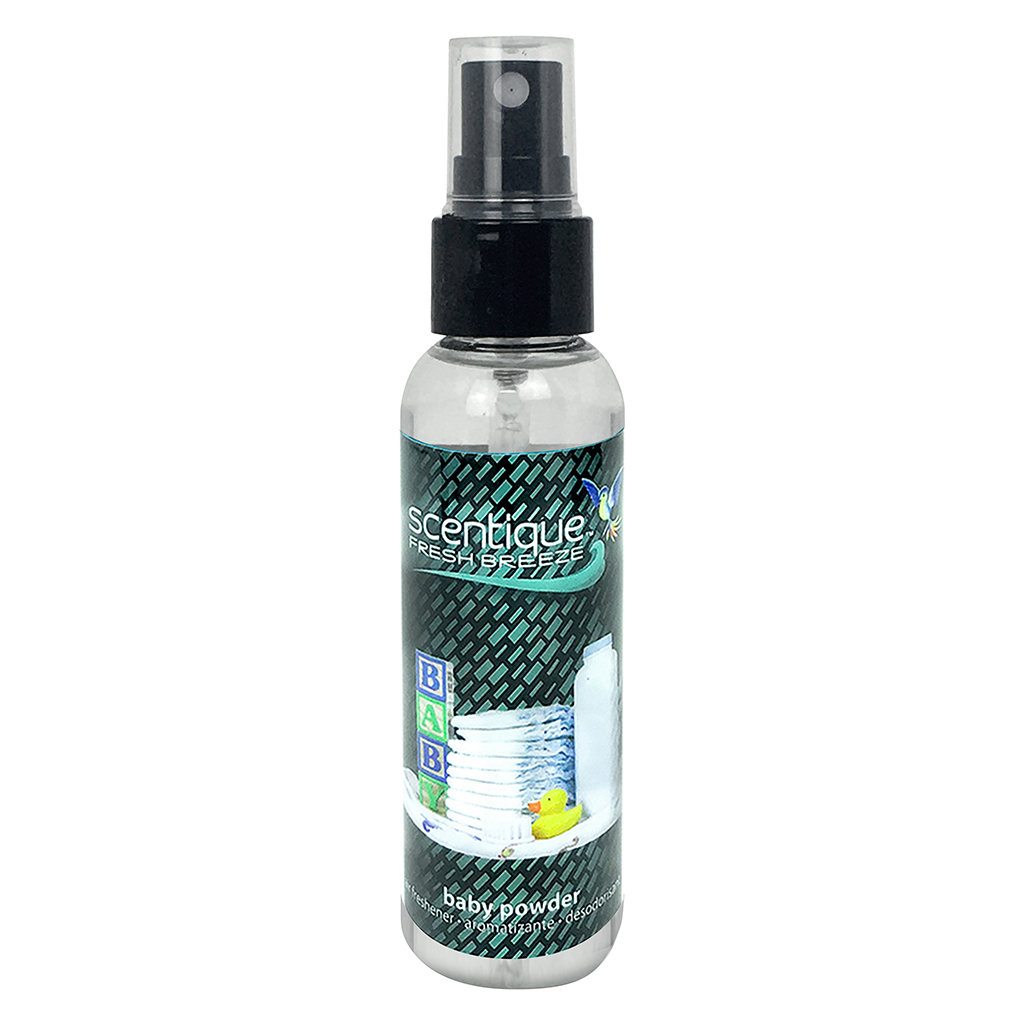 Scentique Spray 2 Ounce Air Freshener - Baby Powder CASE PACK 6