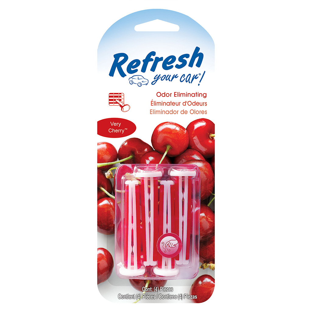 Refresh Auto Vent Stick Air Freshener - Cherry CASE PACK 6
