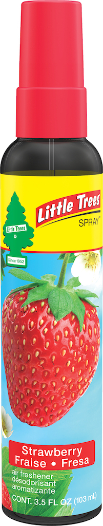 Little Trees Spray Air Freshener Strawberry 3.5 Ounce CASE PACK 6