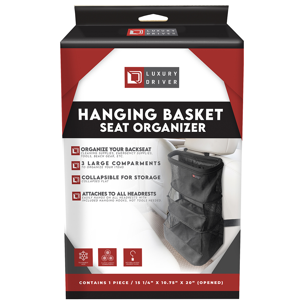 Luxury Driver Hanging Basket Organizer