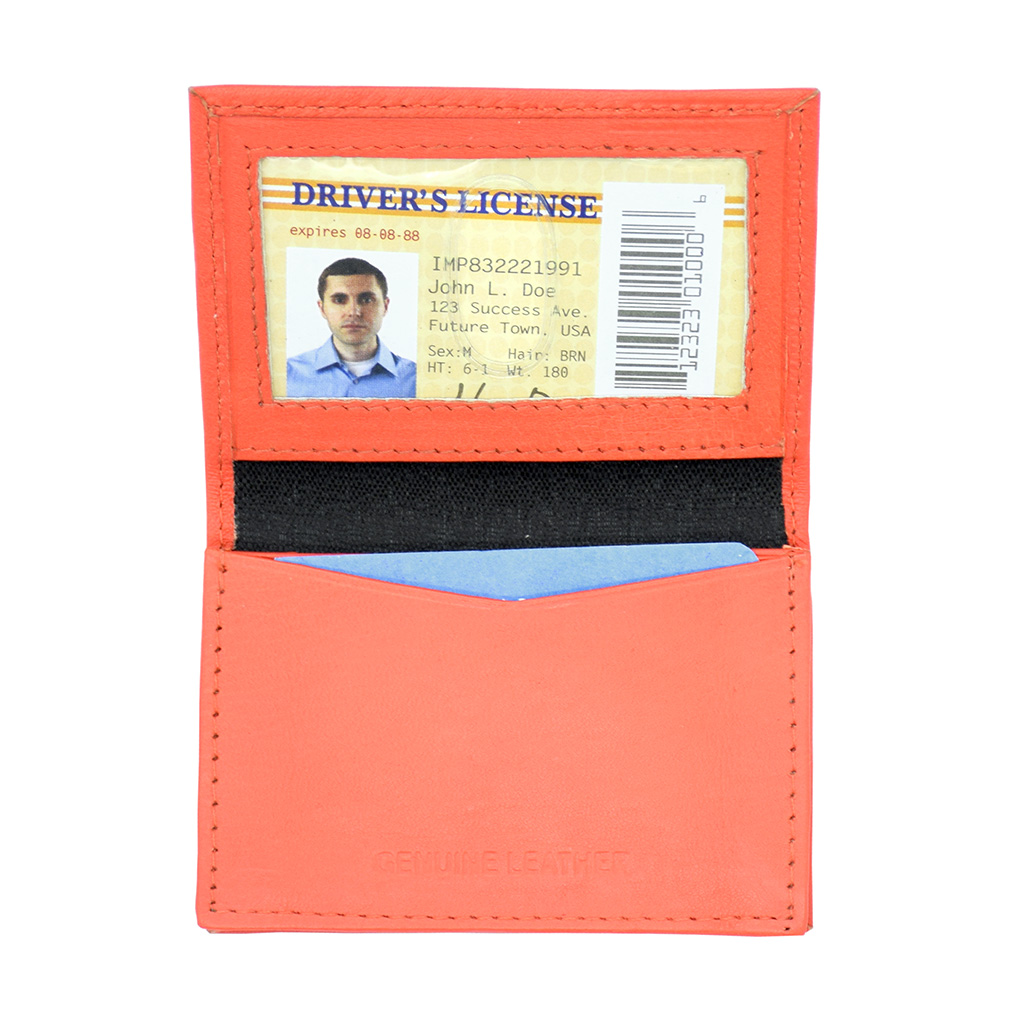 Deluxe Leather I.D. Wallet CASE PACK 24