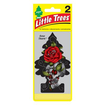 Little Trees Rose Thorn Hanging Car Air Freshener 2 Pack