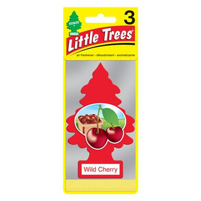 Little Tree Air Freshener 3 Pack - Wild Cherry CASE PACK 8