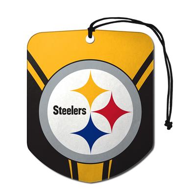 Sports Team Paper Air Freshener 2 Pack - Pittsburgh Steelers CASE PACK 12