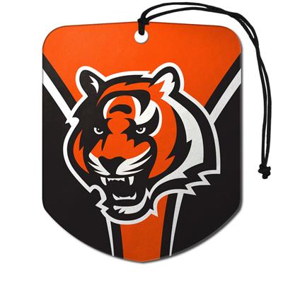 Sports Team Paper Air Freshener 2 Pack - Cincinnati Bengals CASE PACK 12