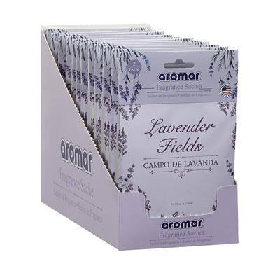 Aromar Scented Sachets Double Pack- Lavender Fields CASE PACK 12
