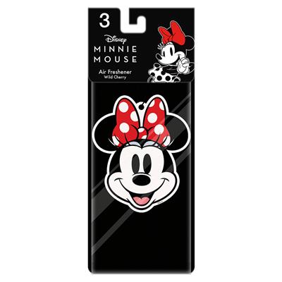 Disney Minnie Mouse - 3 Pack Paper Air Freshener CASE PACK 12