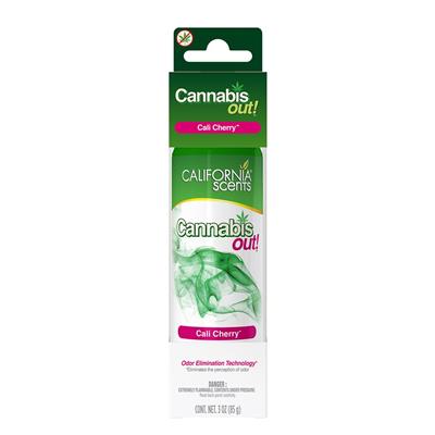 California Scents Cannabis Out Aerosol - Cali Cherry CASE PACK 6