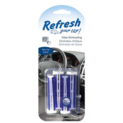Refresh Auto Vent Stick Air Freshener - New Car CASE PACK 4