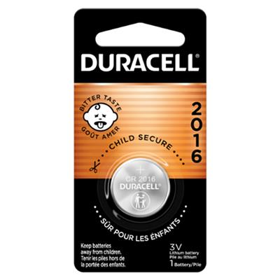 Duracell Specialty Battery 2016