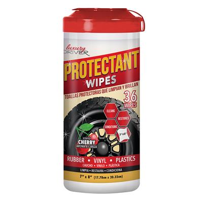 Luxury Driver Protectant Wipes Canister - 36 Count
