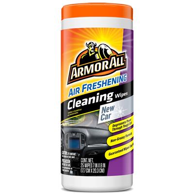 Armor All New Car Cleaning Wipes 25 Count CASE PACK 6