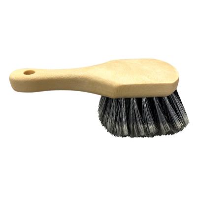 18 Inch Short Handle Soft Bristle Wash Brush - Grey
