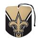 Sports Team Paper Air Freshener 2 Pack - New Orleans Saints CASE PACK 12